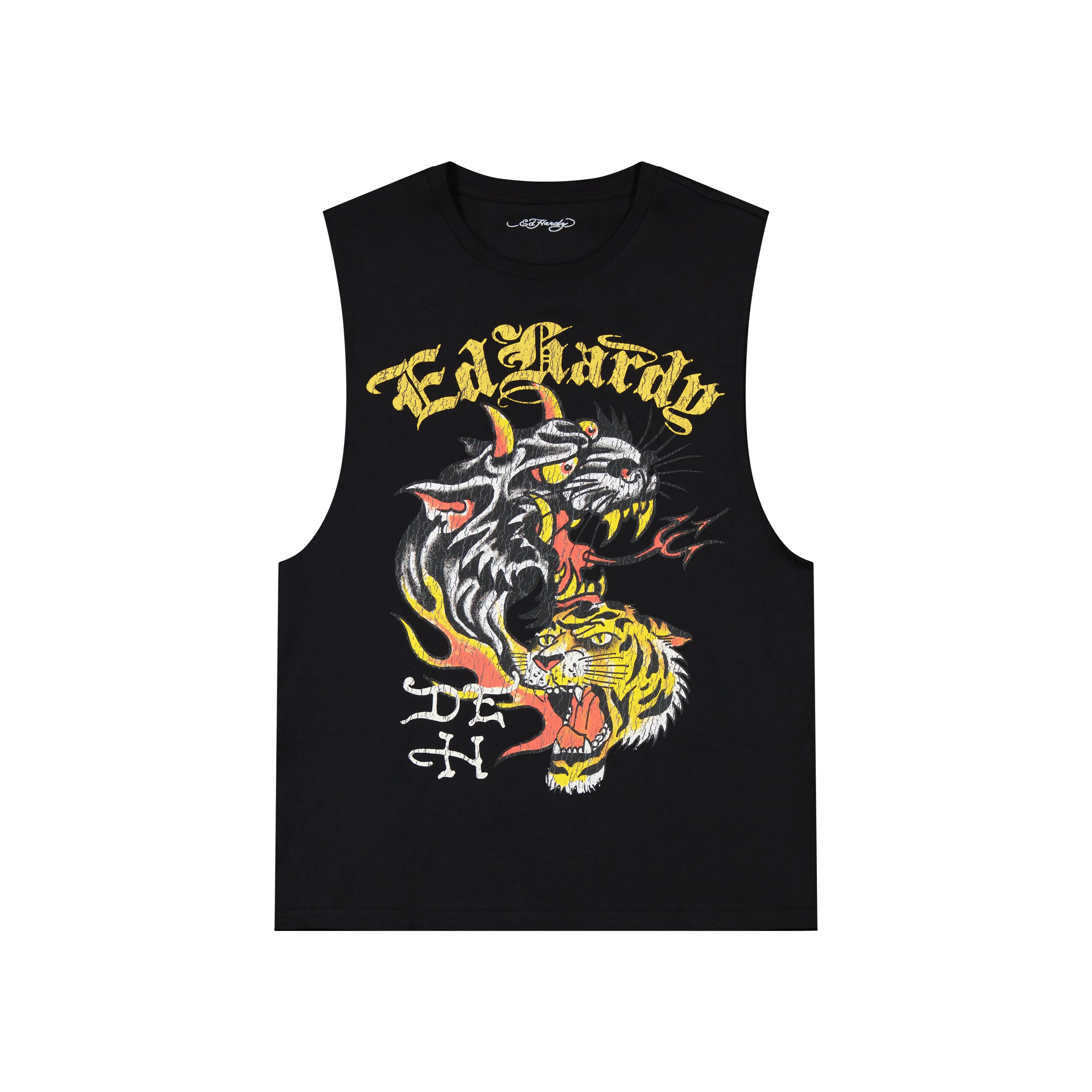 Tiger Panther Mens Cut Off Tee sold by Ed Hardy