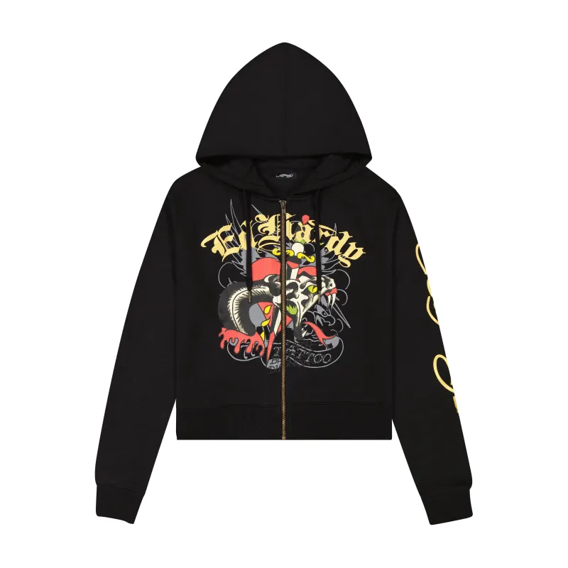 Heart Snake Zip Front Hoodie sold by Ed Hardy