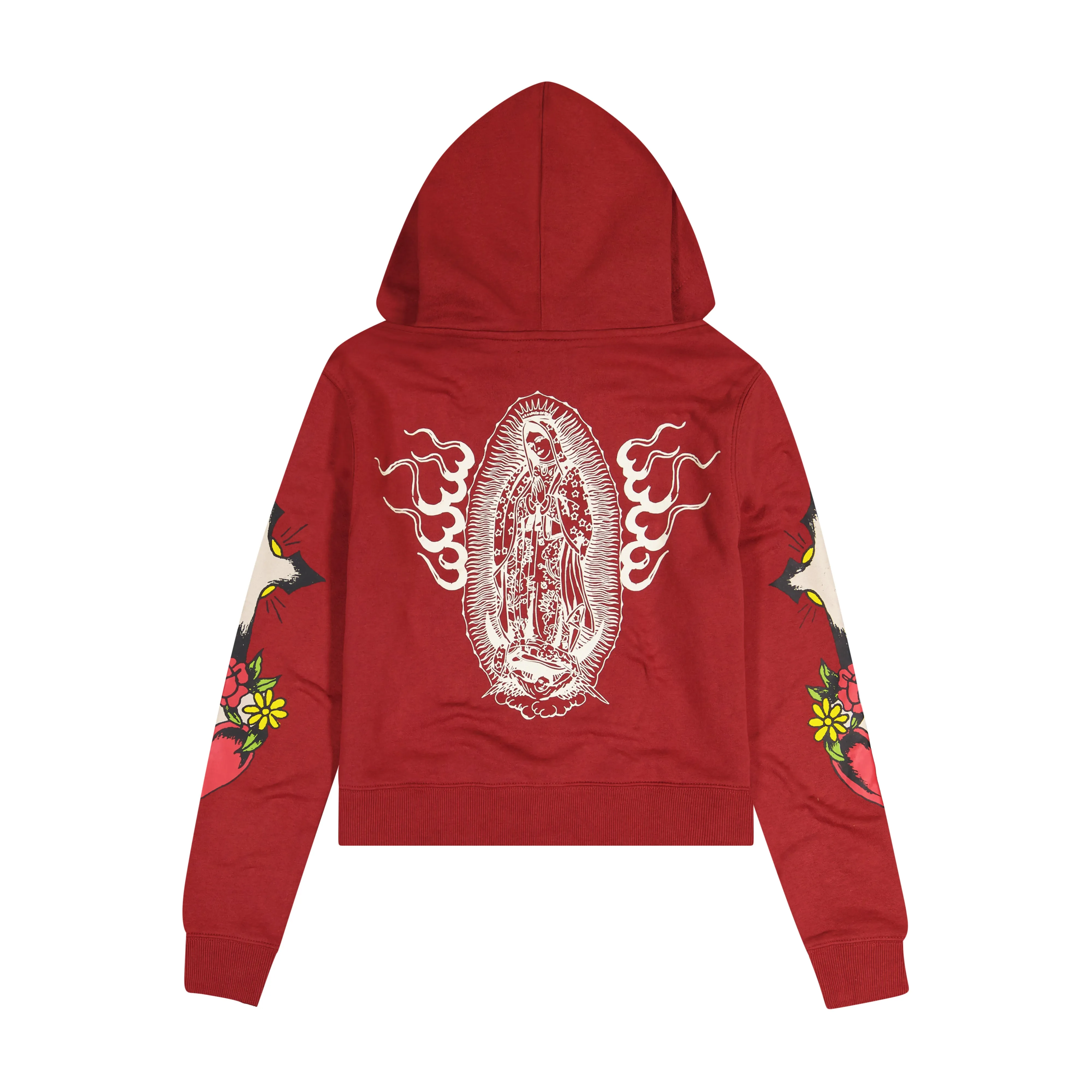 Sacred Heart Zip Front Hoodie (Relaxed) sold by Ed Hardy product image thumbnail 2