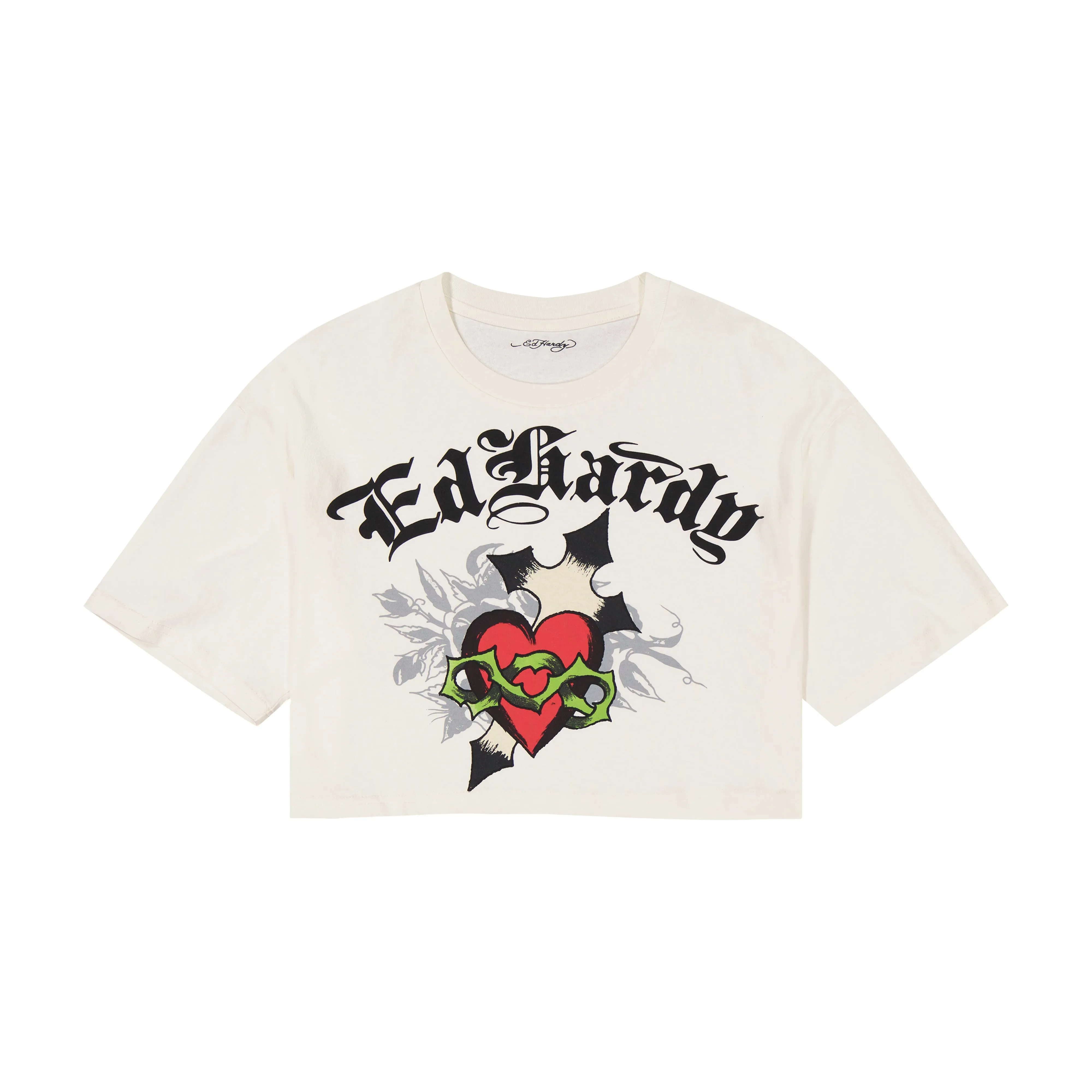Cross Heat Cropped Boxy Tee sold by Ed Hardy
