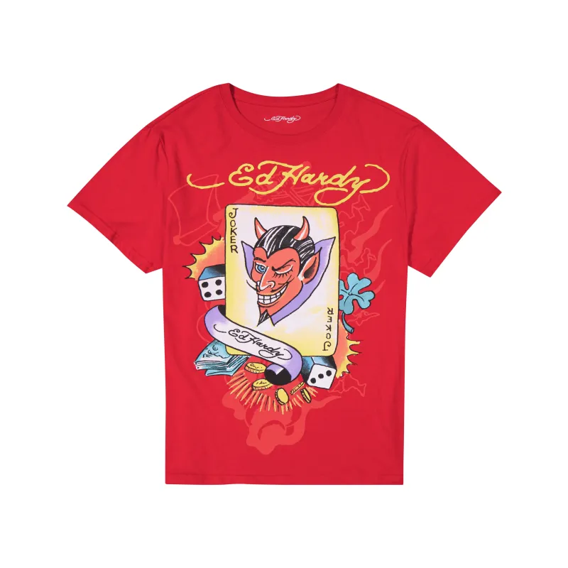 Joker Mens SS Tee sold by Ed Hardy