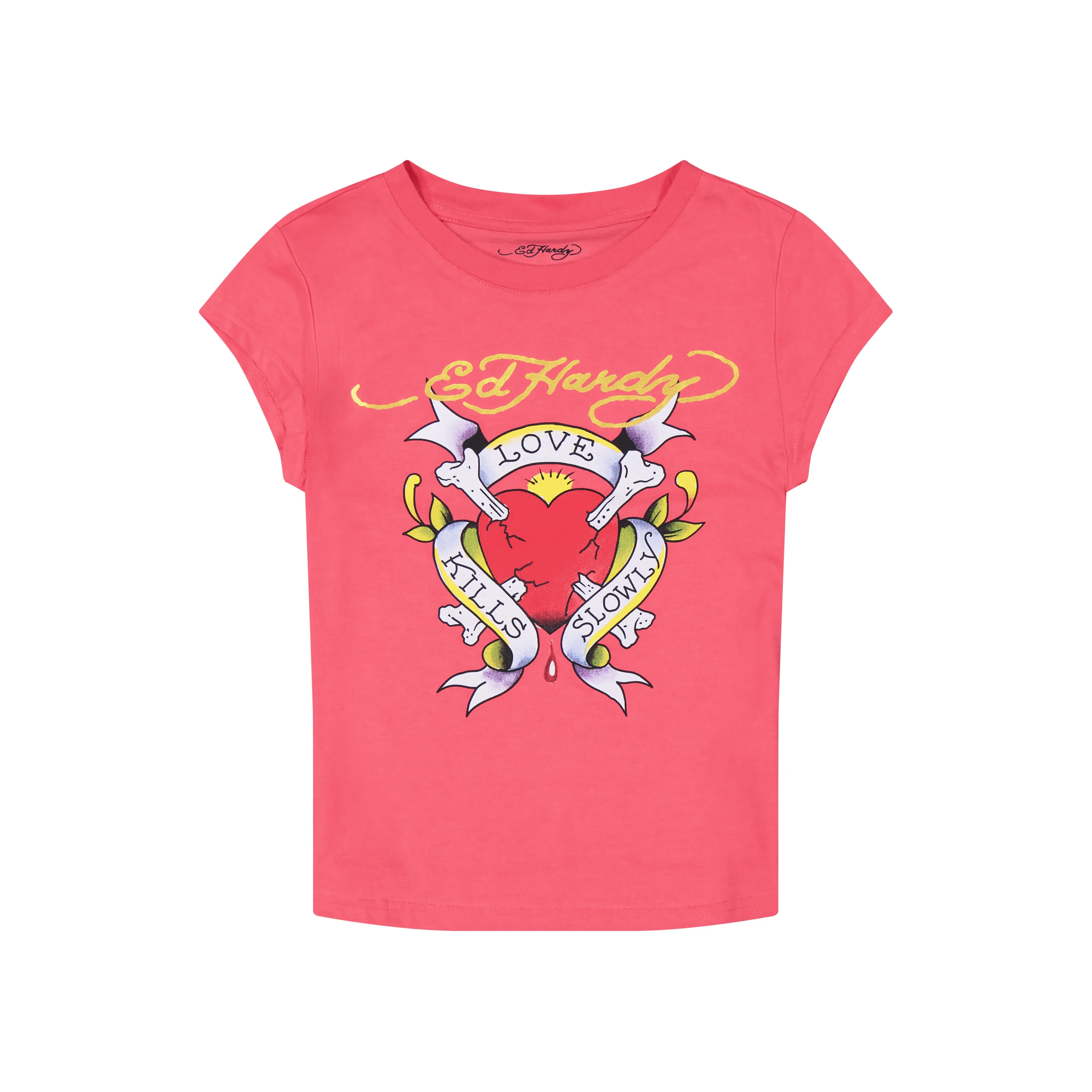 LKS Heart Cap Sleeve Tee sold by Ed Hardy