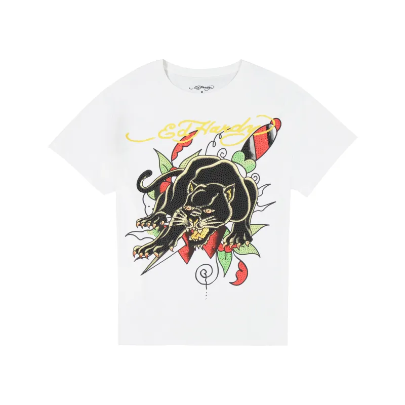 Crouching Panther Mens SS Tee sold by Ed Hardy