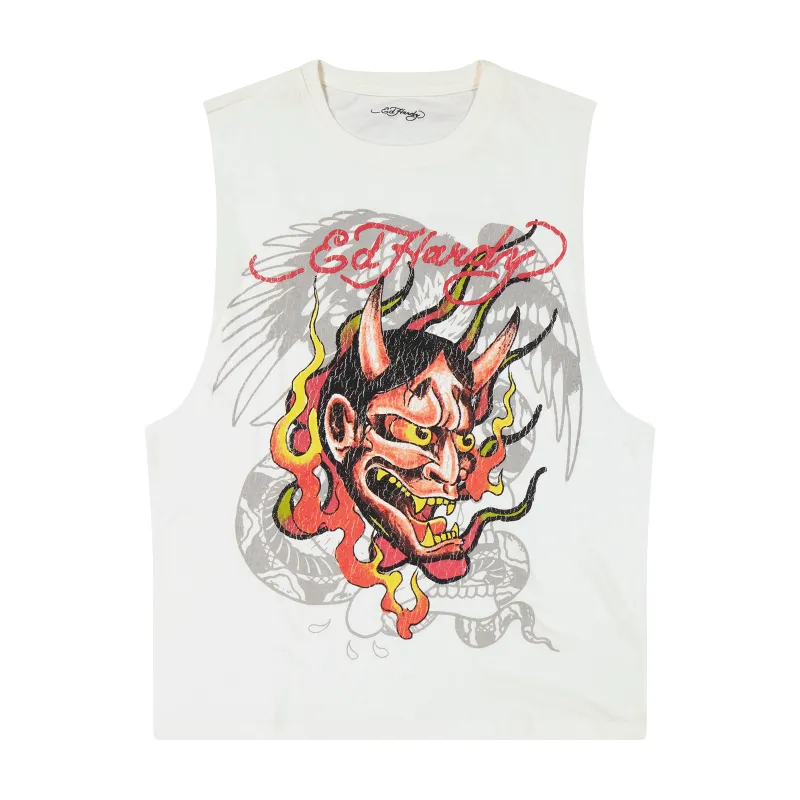 Demon Mens Cut Off Tee sold by Ed Hardy