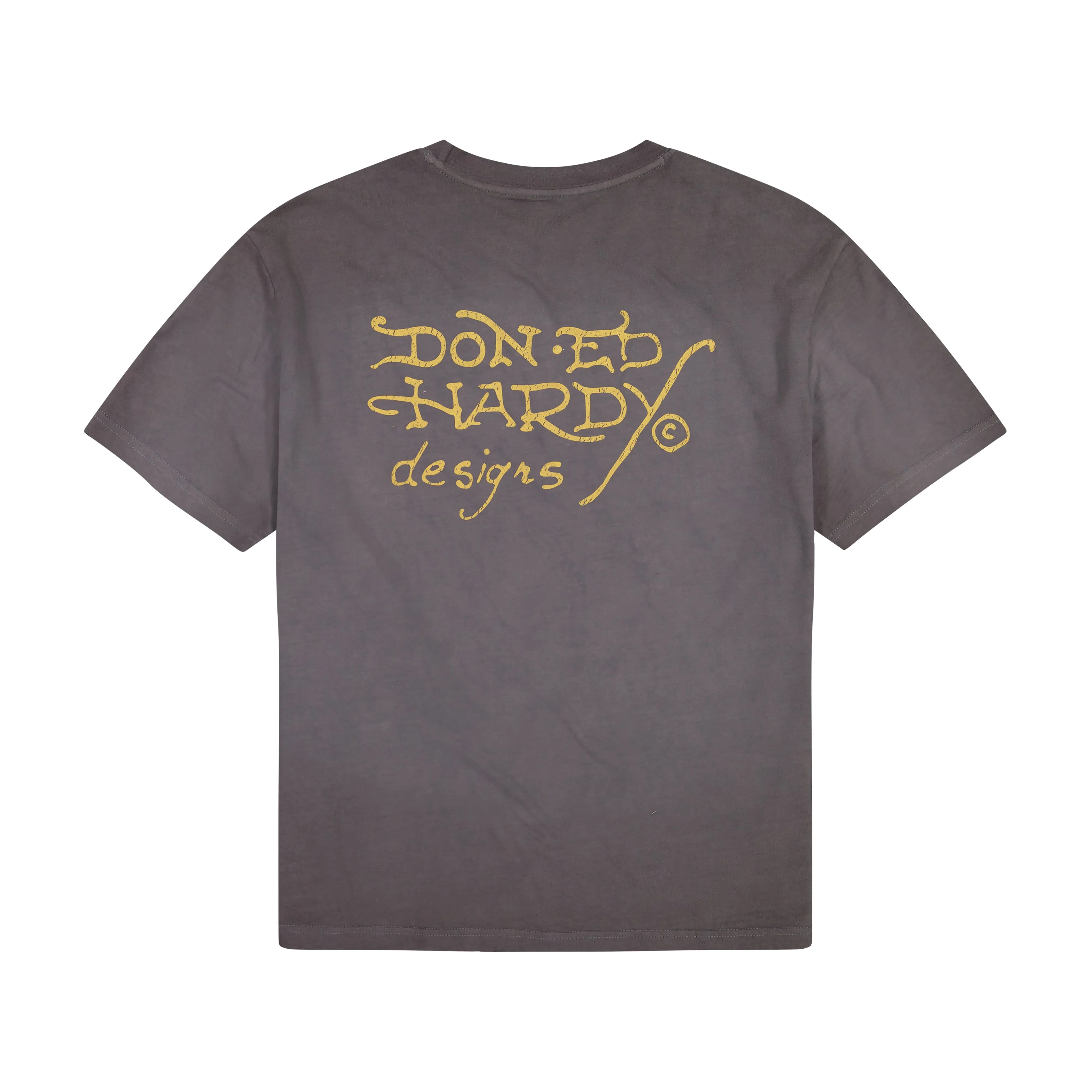 Wing Skull Boxy Tee - Sunfade Grey sold by Ed Hardy product image thumbnail 2