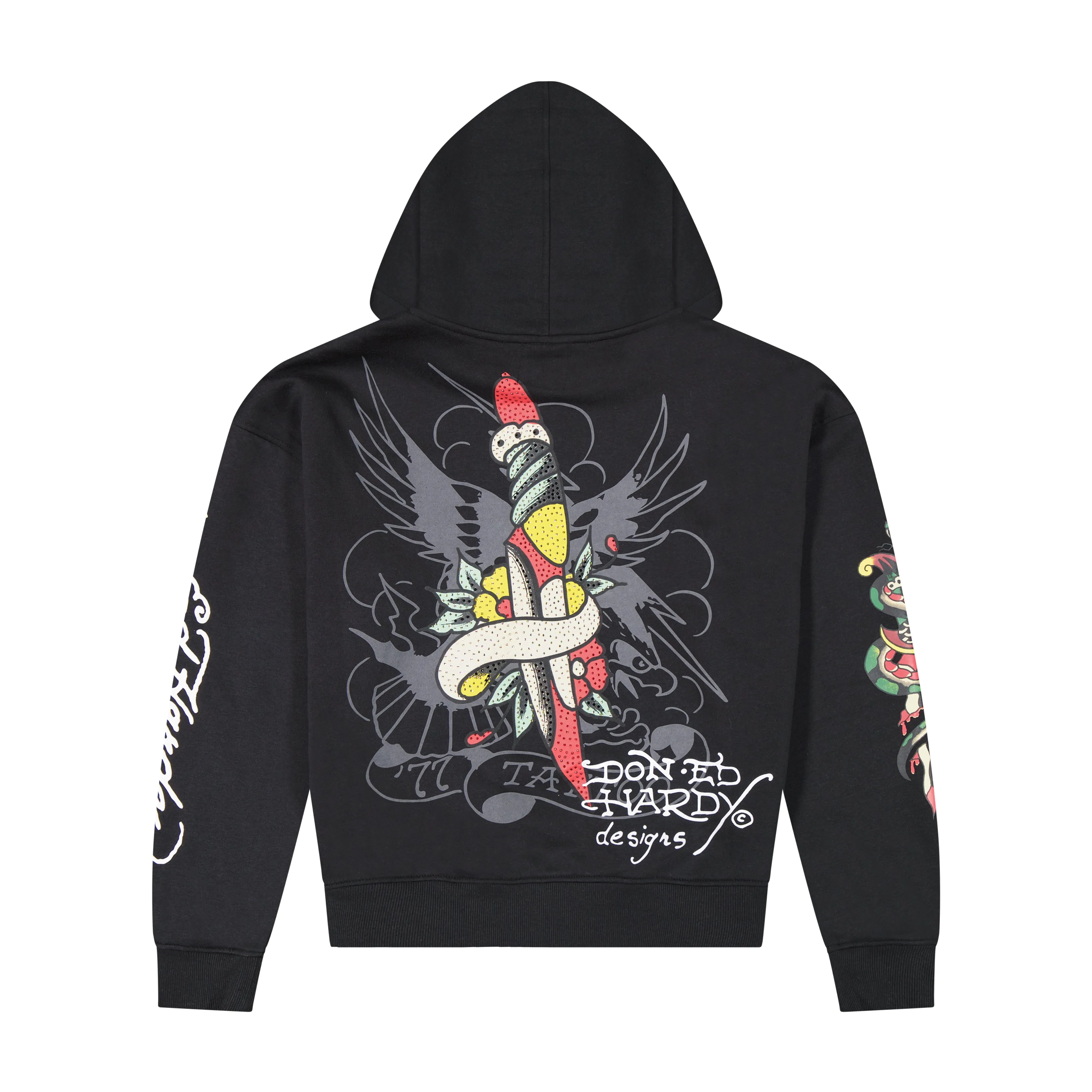 Tiger Eagle Boxy Zip Hoodie sold by Ed Hardy product image thumbnail 2