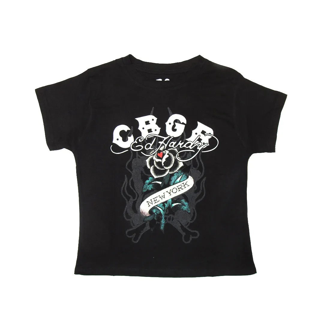 CBGB NY Rose Cap Sleeve Tee sold by Ed Hardy