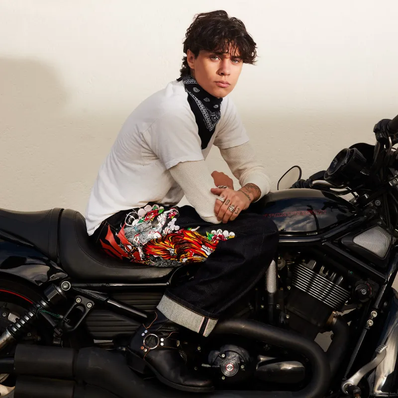 Japan Tiger Selvage Denim sold by Ed Hardy