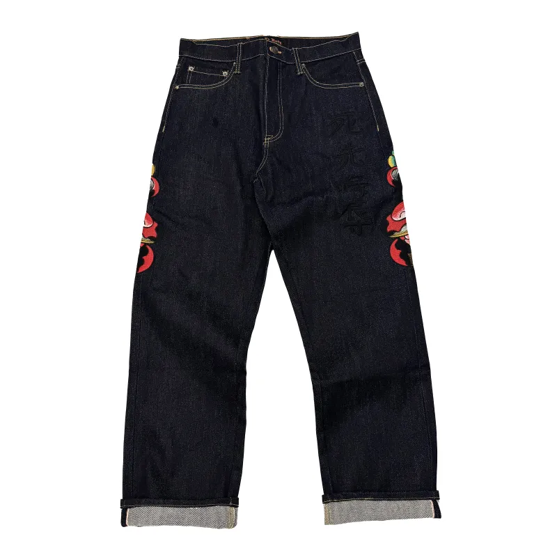 Skulls Selvage Denim sold by Ed Hardy