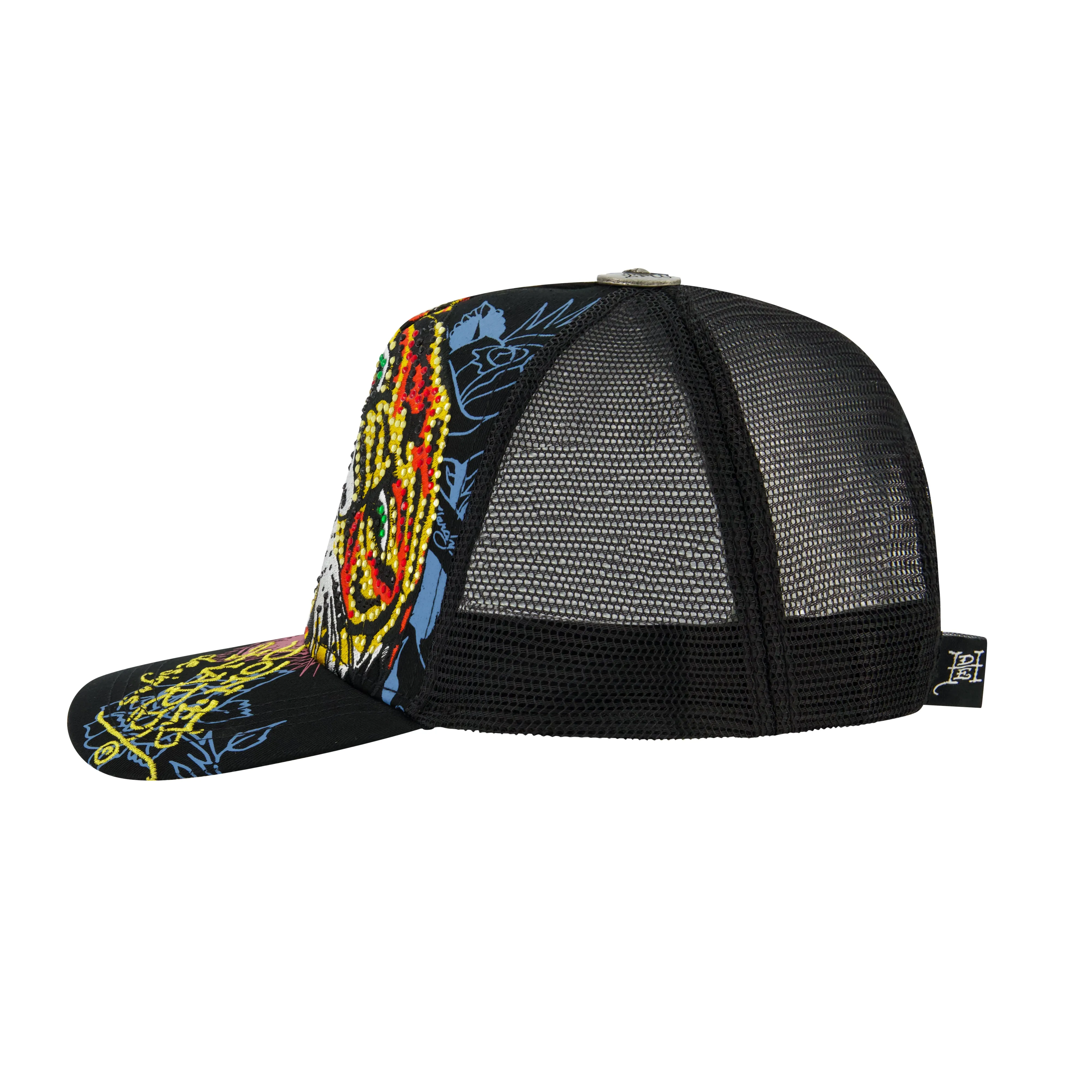 Tiger Head Rhinestone Trucker Hat sold by Ed Hardy product image thumbnail 2