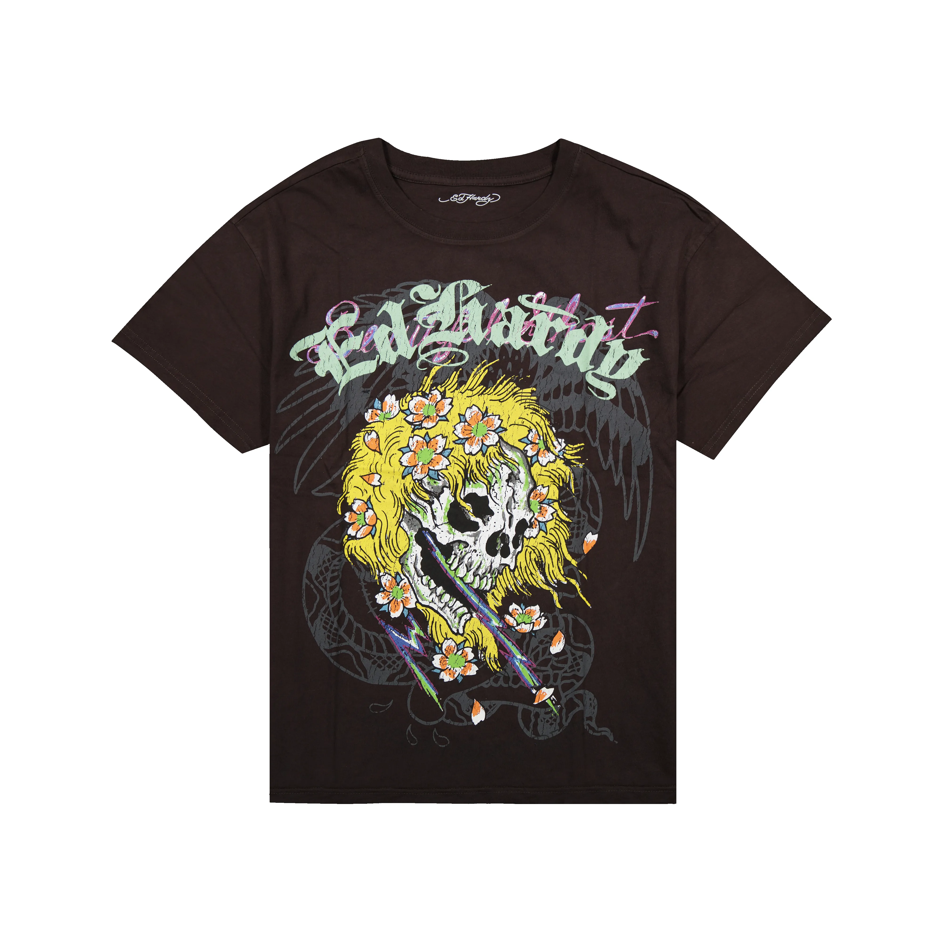 Crazy Skull Boxy Tee sold by Ed Hardy