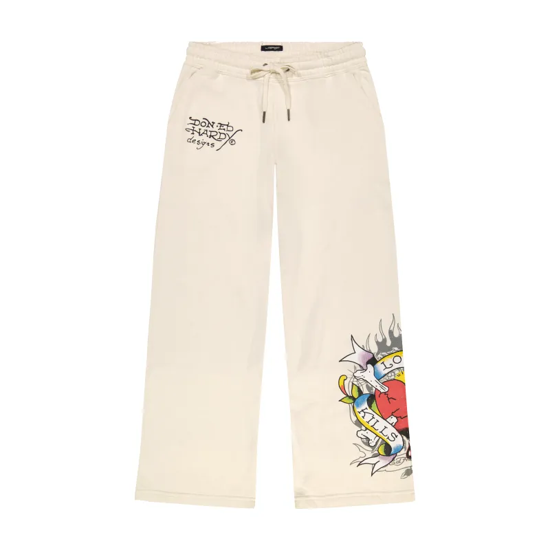 LKS Heart Sweatpants sold by Ed Hardy