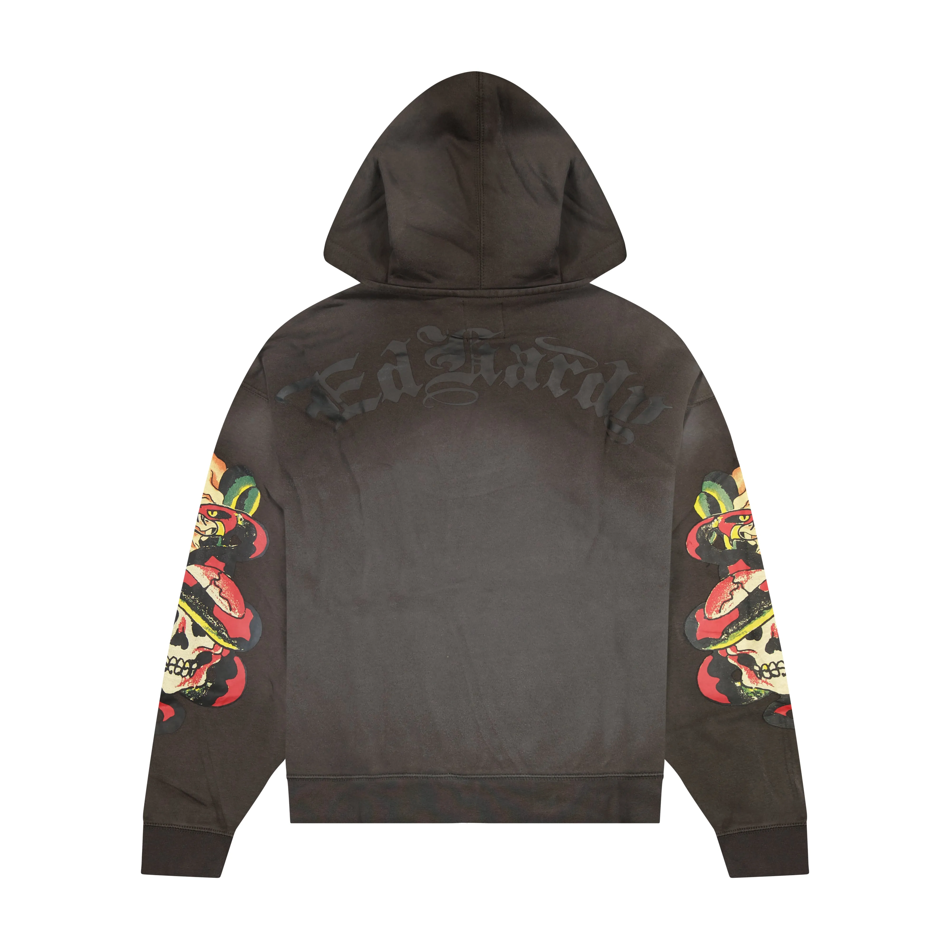 Skulls Boxy Zip Hoodie sold by Ed Hardy product image thumbnail 2