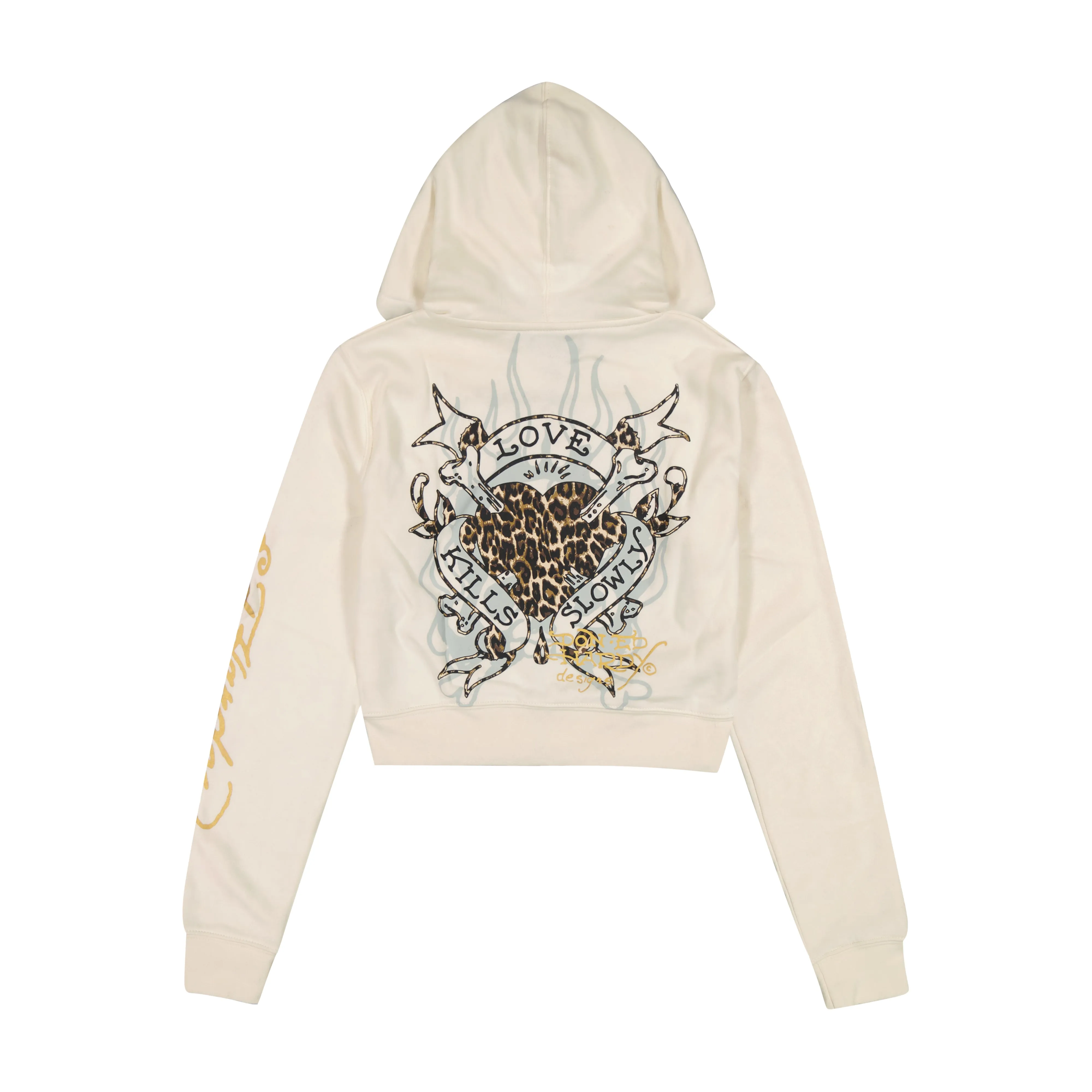 LKS Skull Zip Front Hoodie sold by Ed Hardy product image thumbnail 2