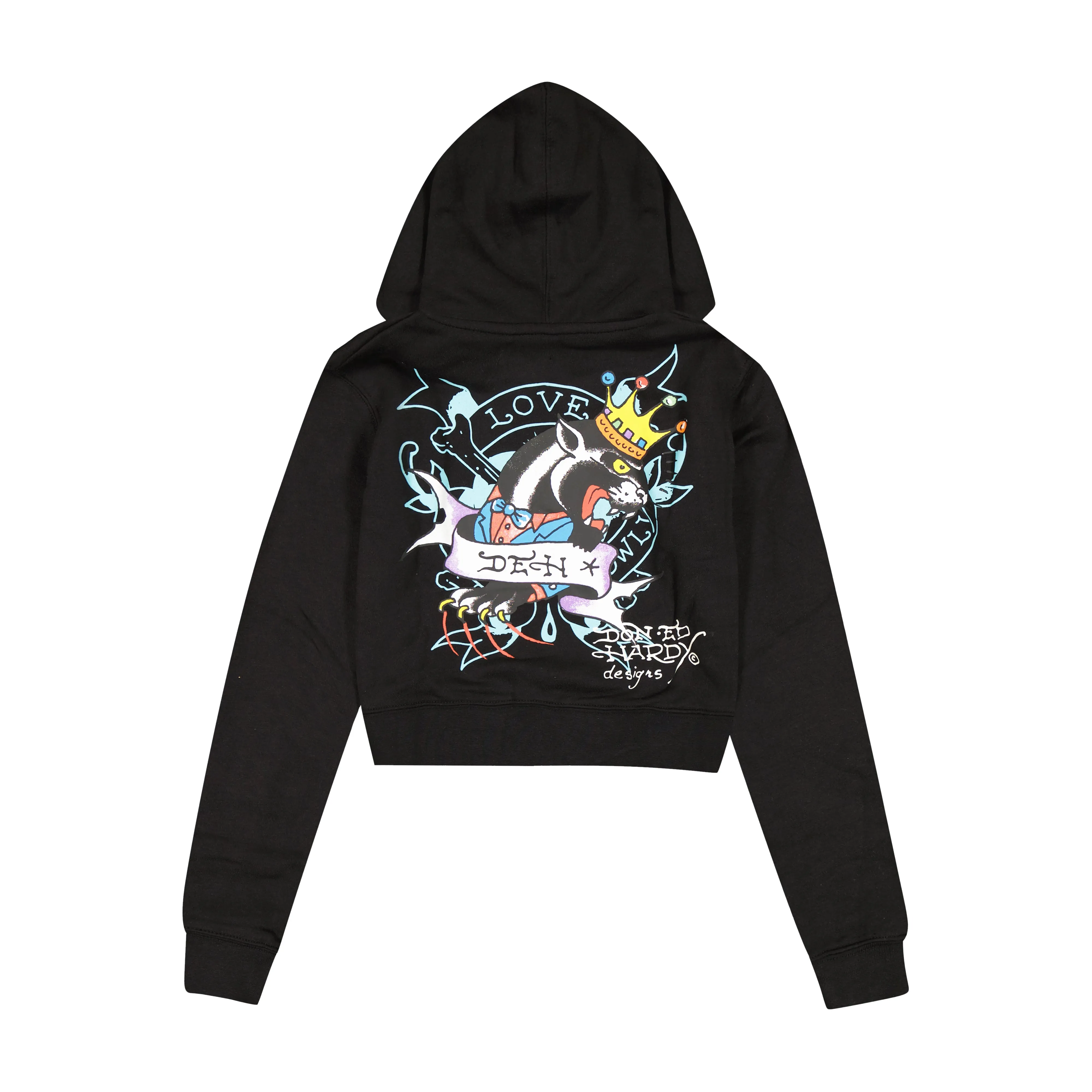 Ice Flower Zip Front Hoodie sold by Ed Hardy product image thumbnail 2