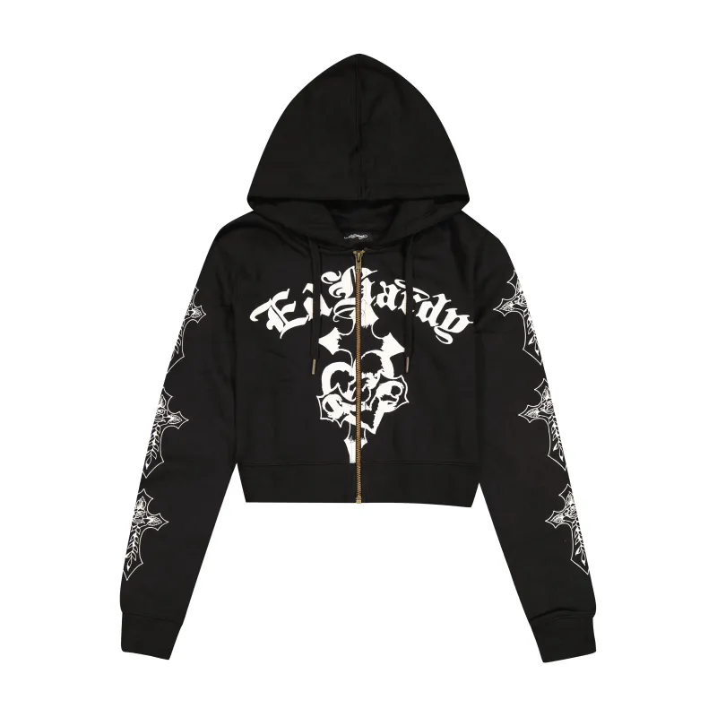 Crosses Zip Front Hoodie sold by Ed Hardy