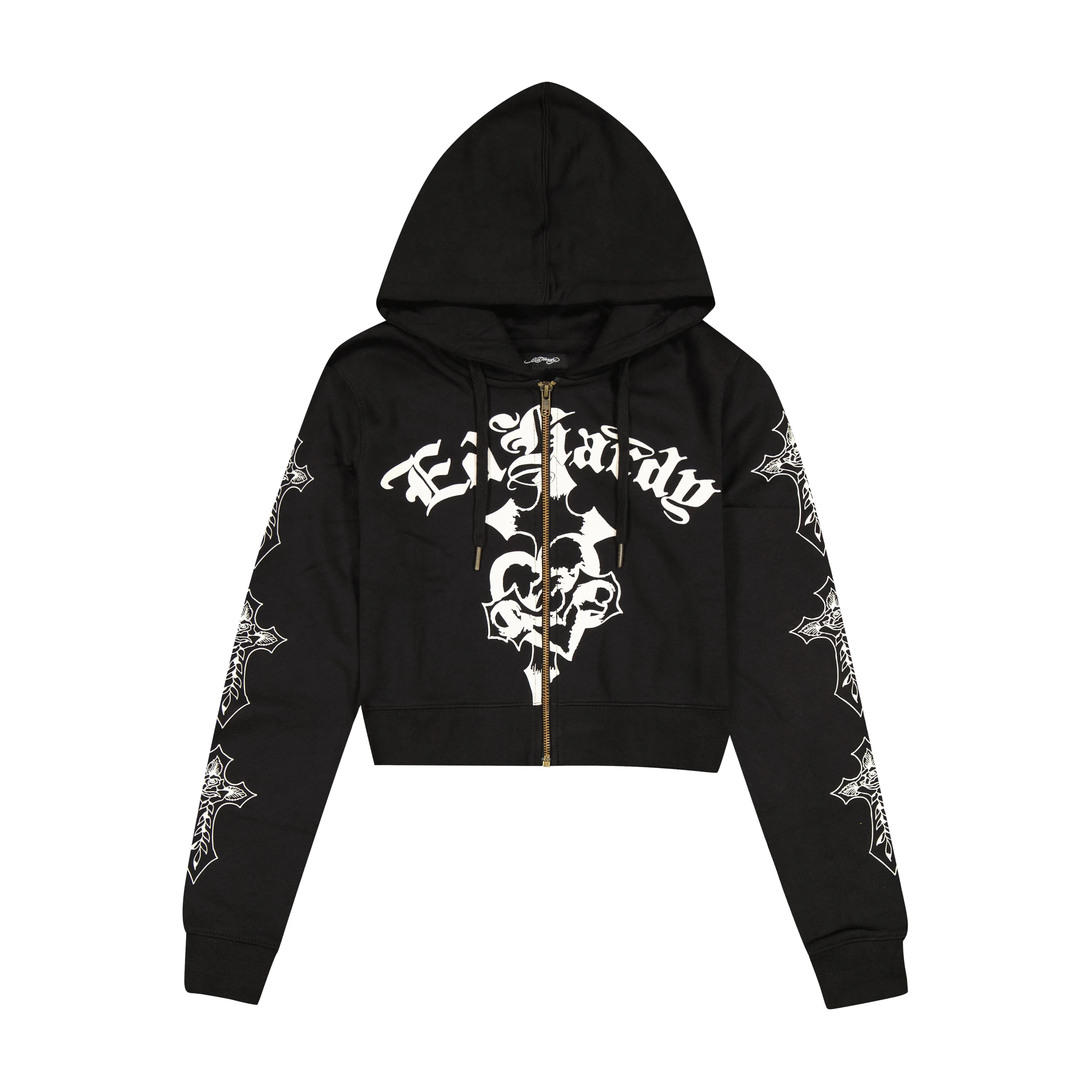 Crosses Zip Front Hoodie sold by Ed Hardy