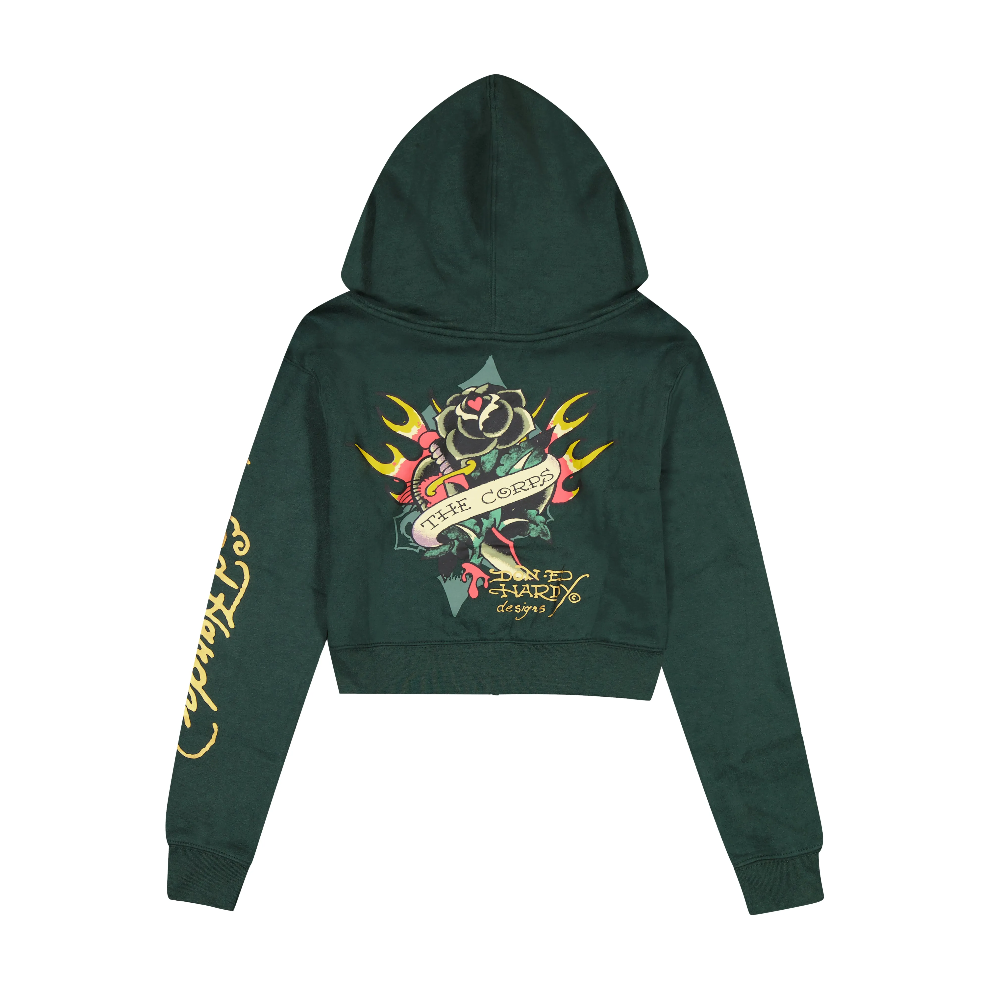 Sacred Heart Zip Front Hoodie sold by Ed Hardy product image thumbnail 2