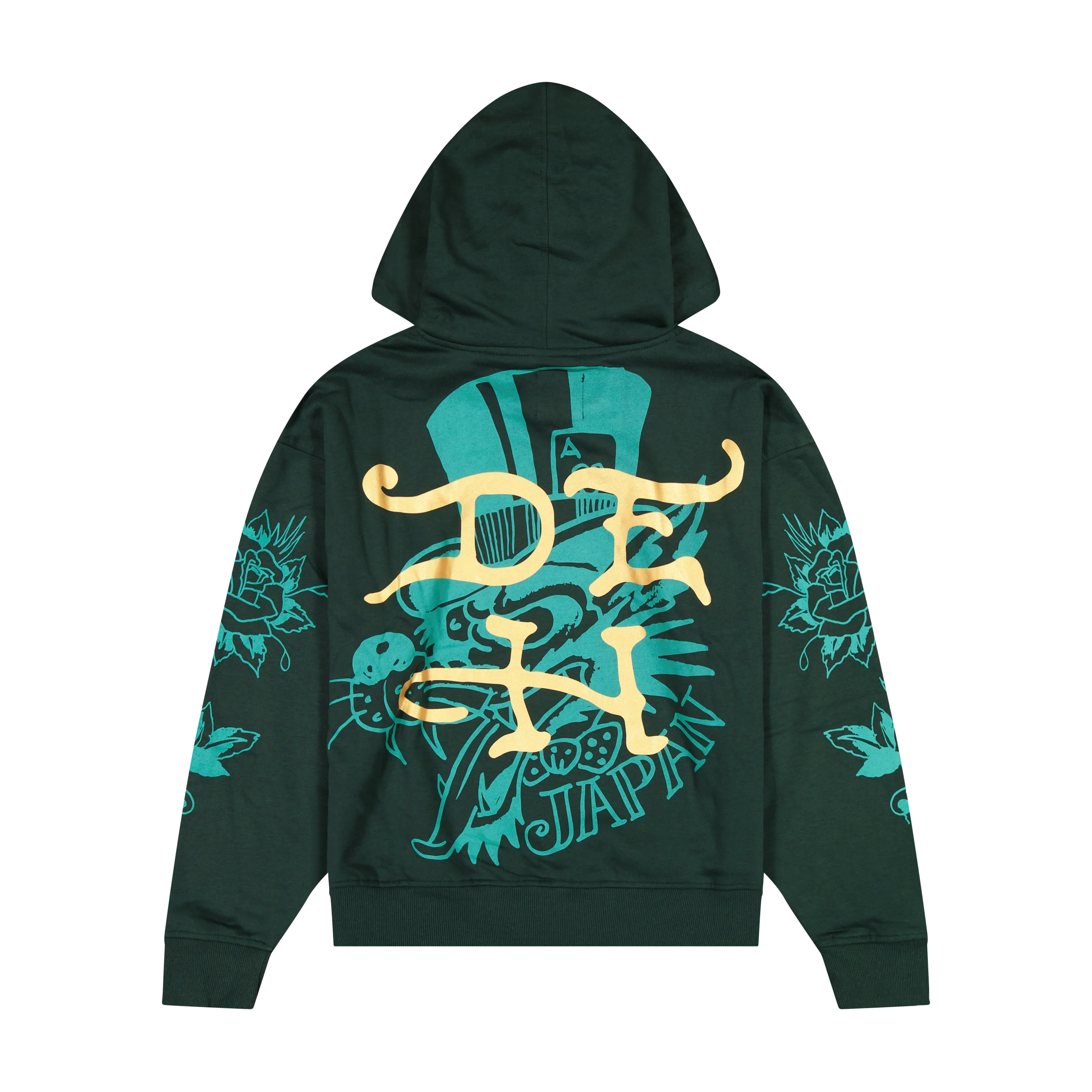 Fire Panther Rhinestone Boxy Fleece Hoodie sold by Ed Hardy product image thumbnail 2