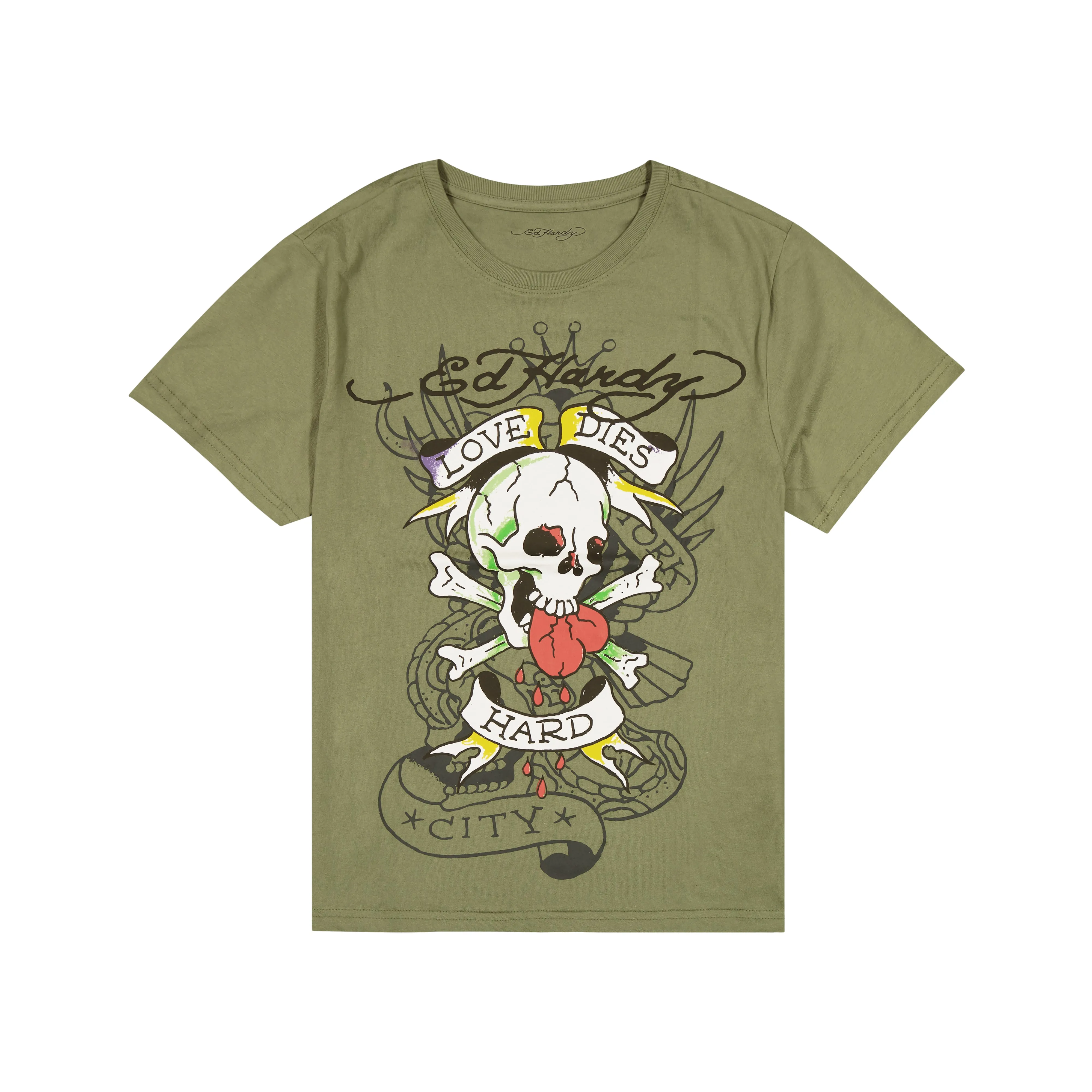 Heart Skull Men SS Tee sold by Ed Hardy