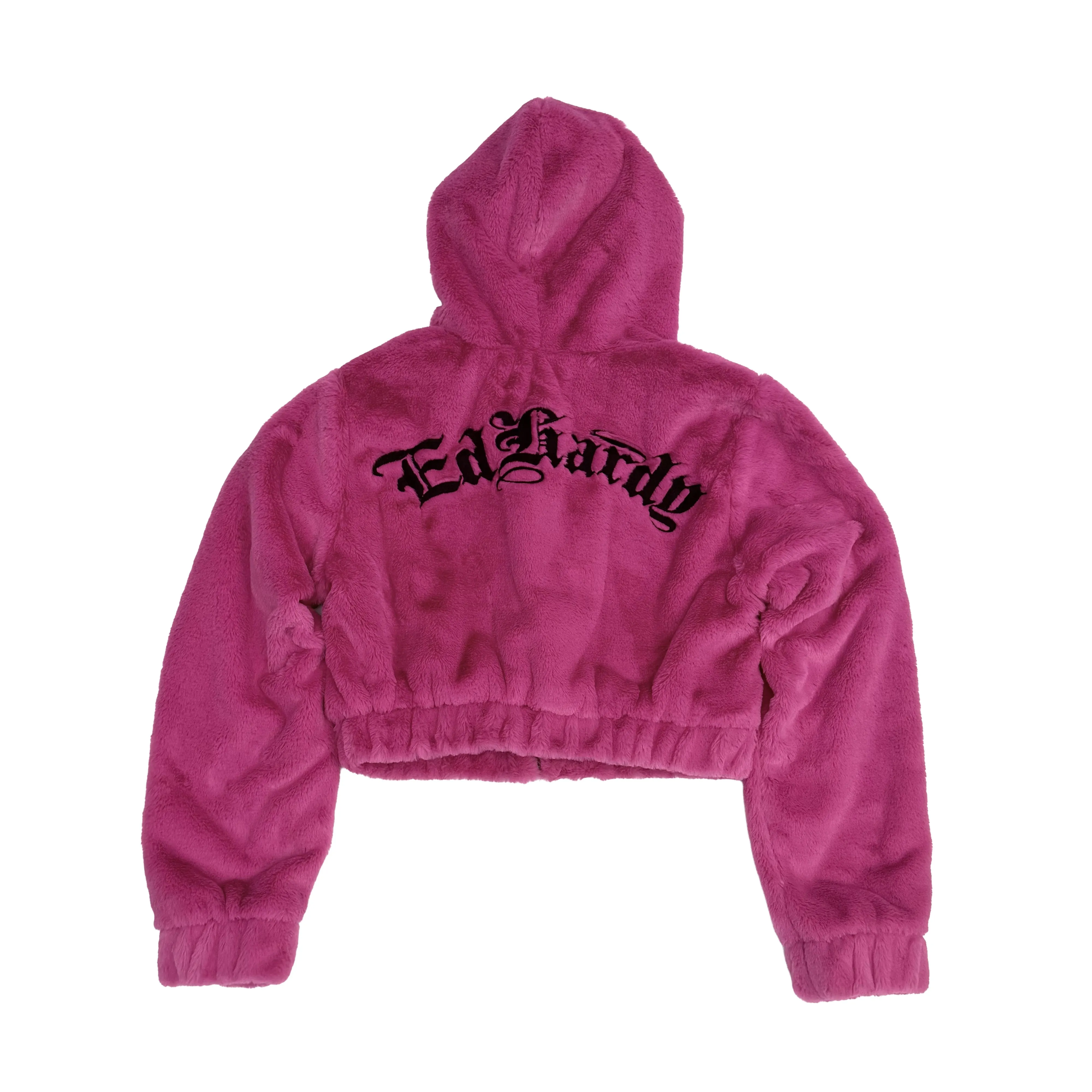 Panthers Faux Fur Hooded Jacket sold by Ed Hardy product image thumbnail 2