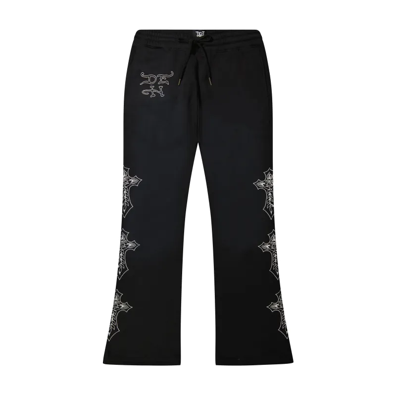 Crosses Bootcut Sweatpants made by Ed Hardy