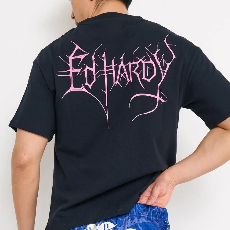 Reaper Ghost Rhinestone Boxy Tee sold by Ed Hardy product image thumbnail 2