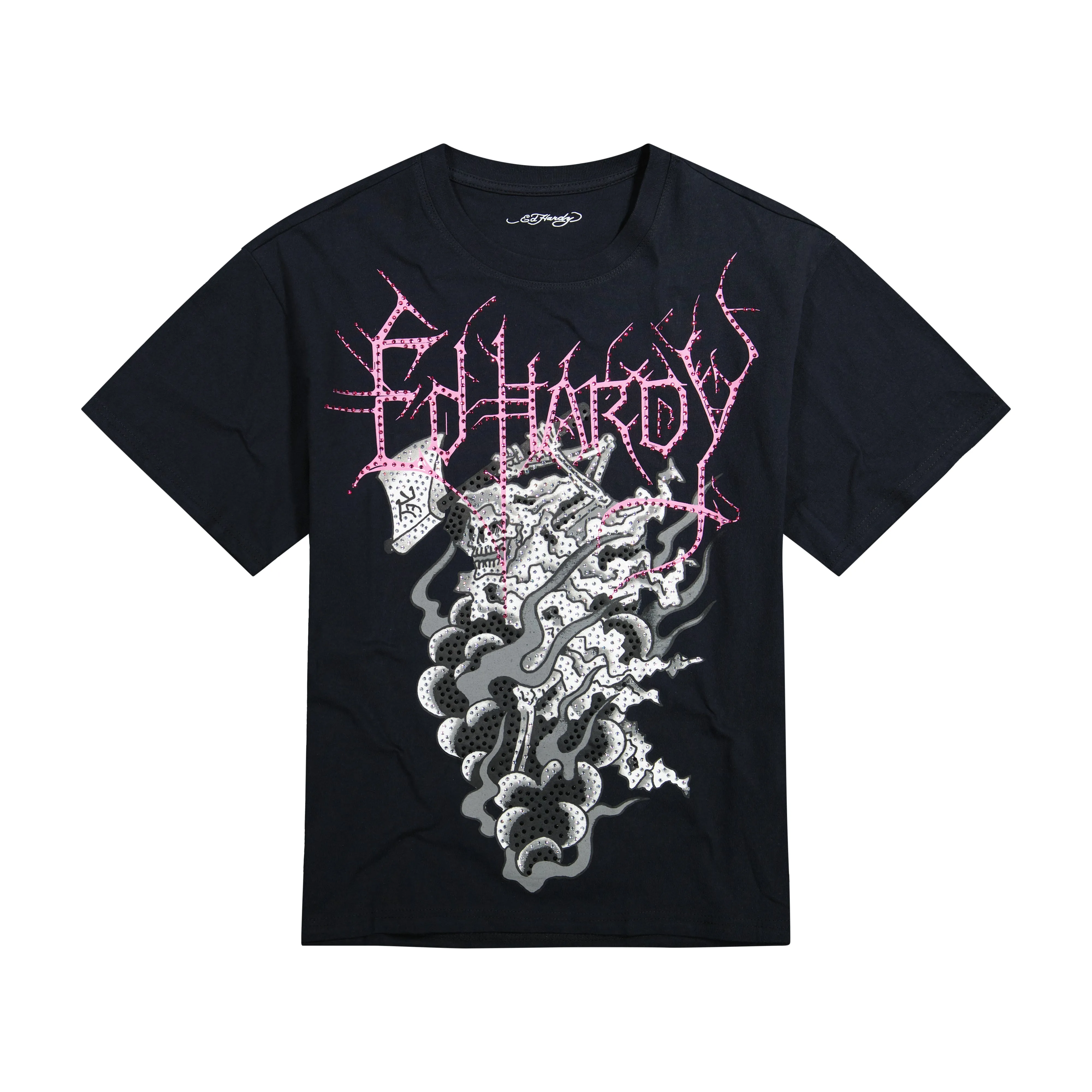 Reaper Ghost Rhinestone Boxy Tee sold by Ed Hardy product image thumbnail 3