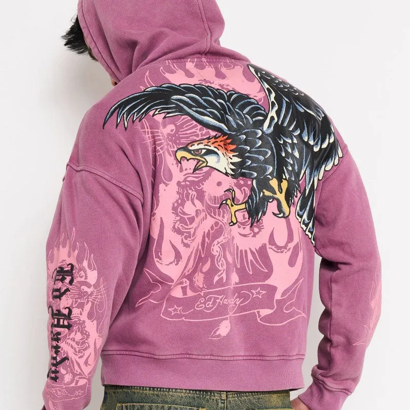 Eagle Boxy Fleece Hoodie sold by Ed Hardy product image thumbnail 2