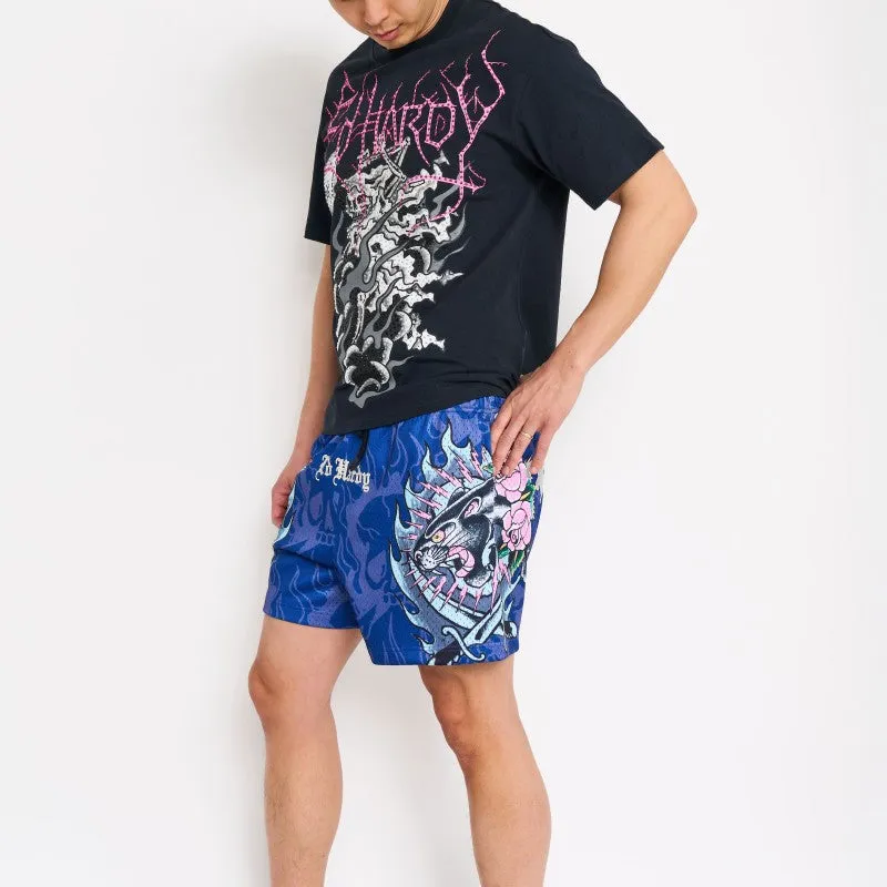 Panthers Mesh Shorts sold by Ed Hardy product image thumbnail 3