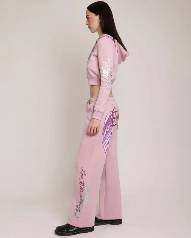 Cross Wings Puff Print Sweatpant made by Ed Hardy
