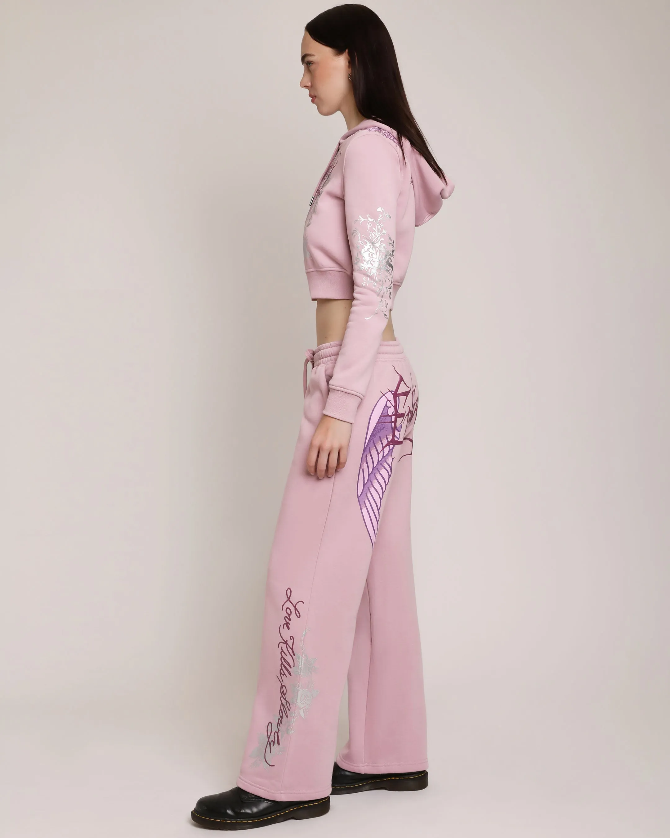 Cross Wings Puff Print Sweatpant sold by Ed Hardy