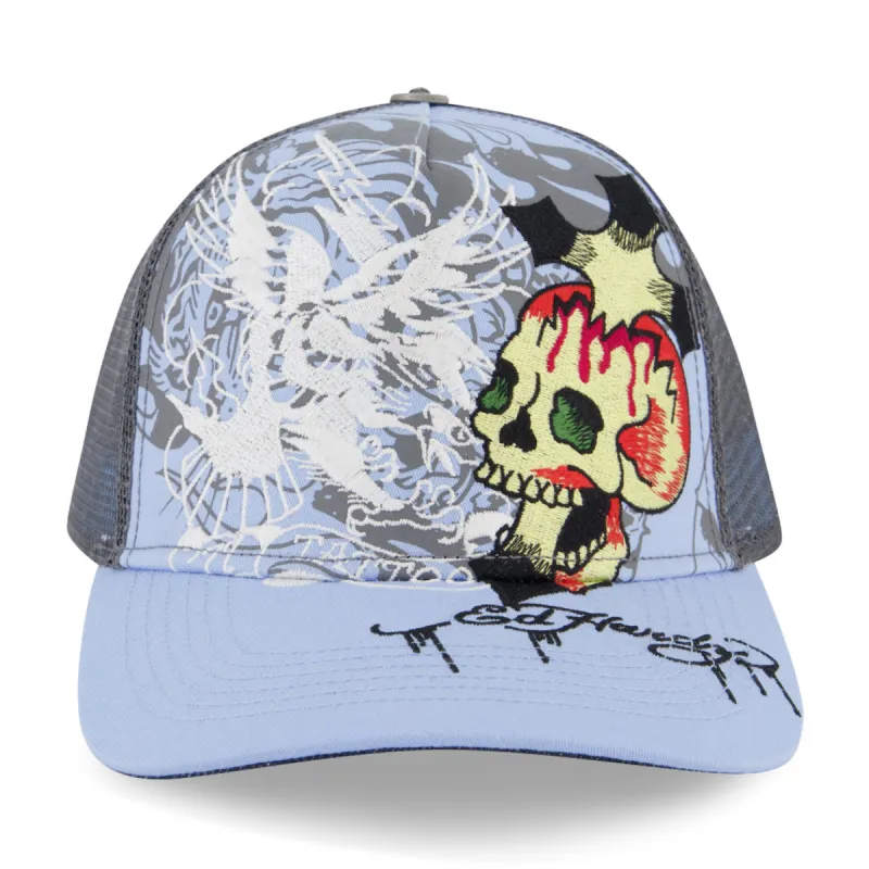 Embroidered Eagle Skull sold by Ed Hardy