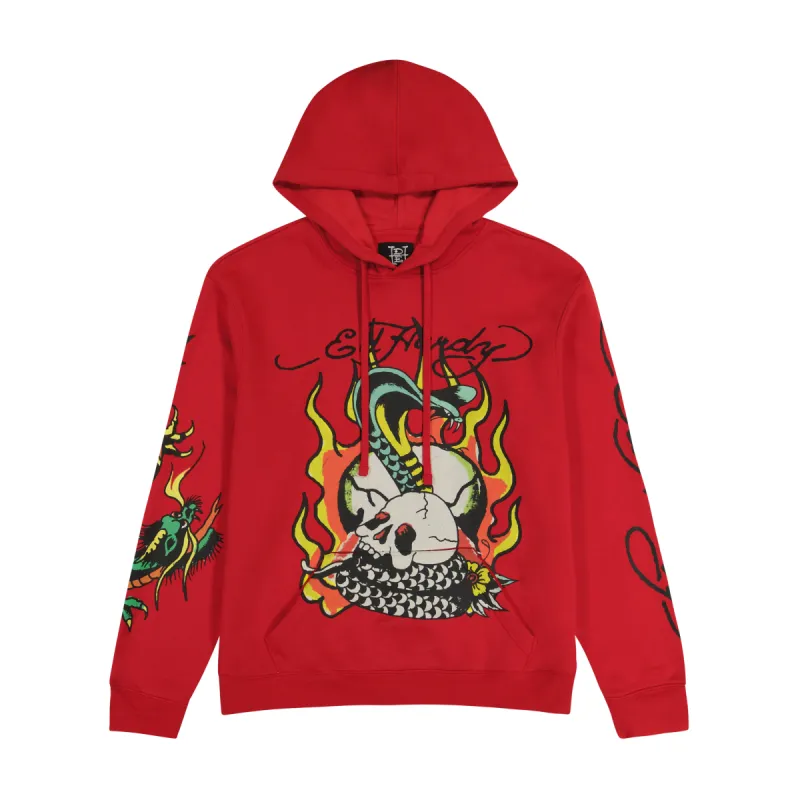 Flame Cobra Hoodie sold by Ed Hardy