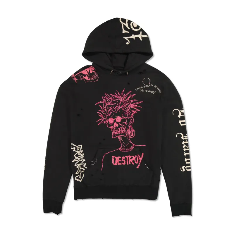DESTROY SKELE HOODIE sold by Ed Hardy