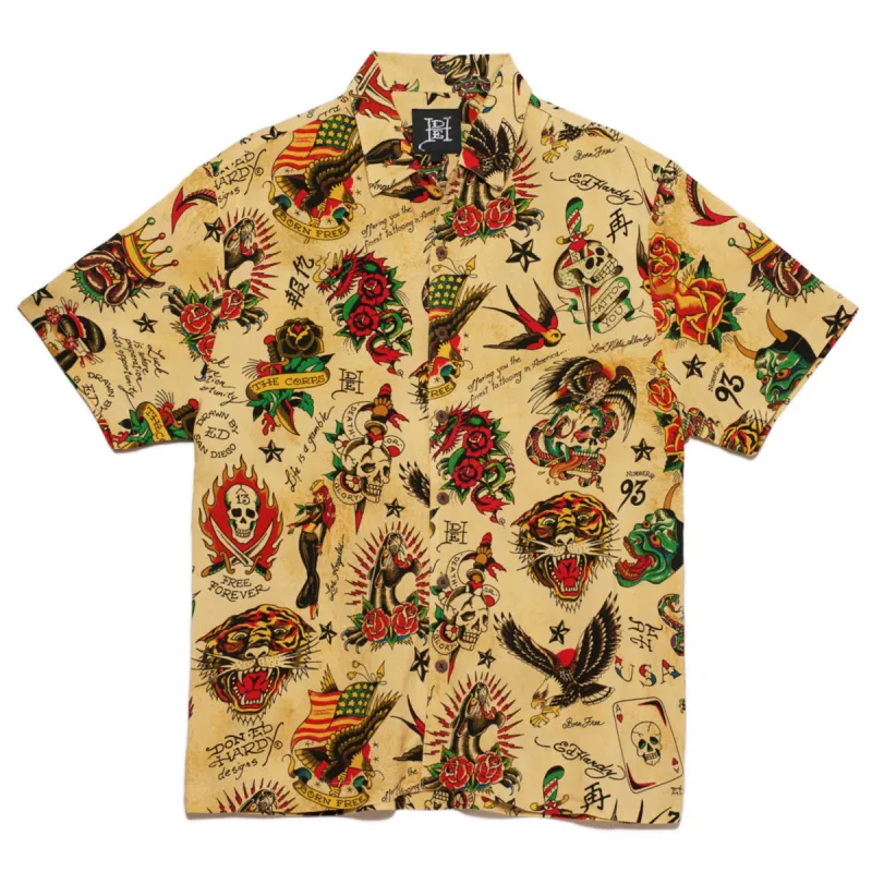 Flashboard Camp Shirt sold by Ed Hardy