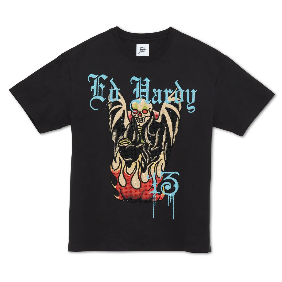 Limited Edition Rhinestone Fire Lord Tee sold by Ed Hardy