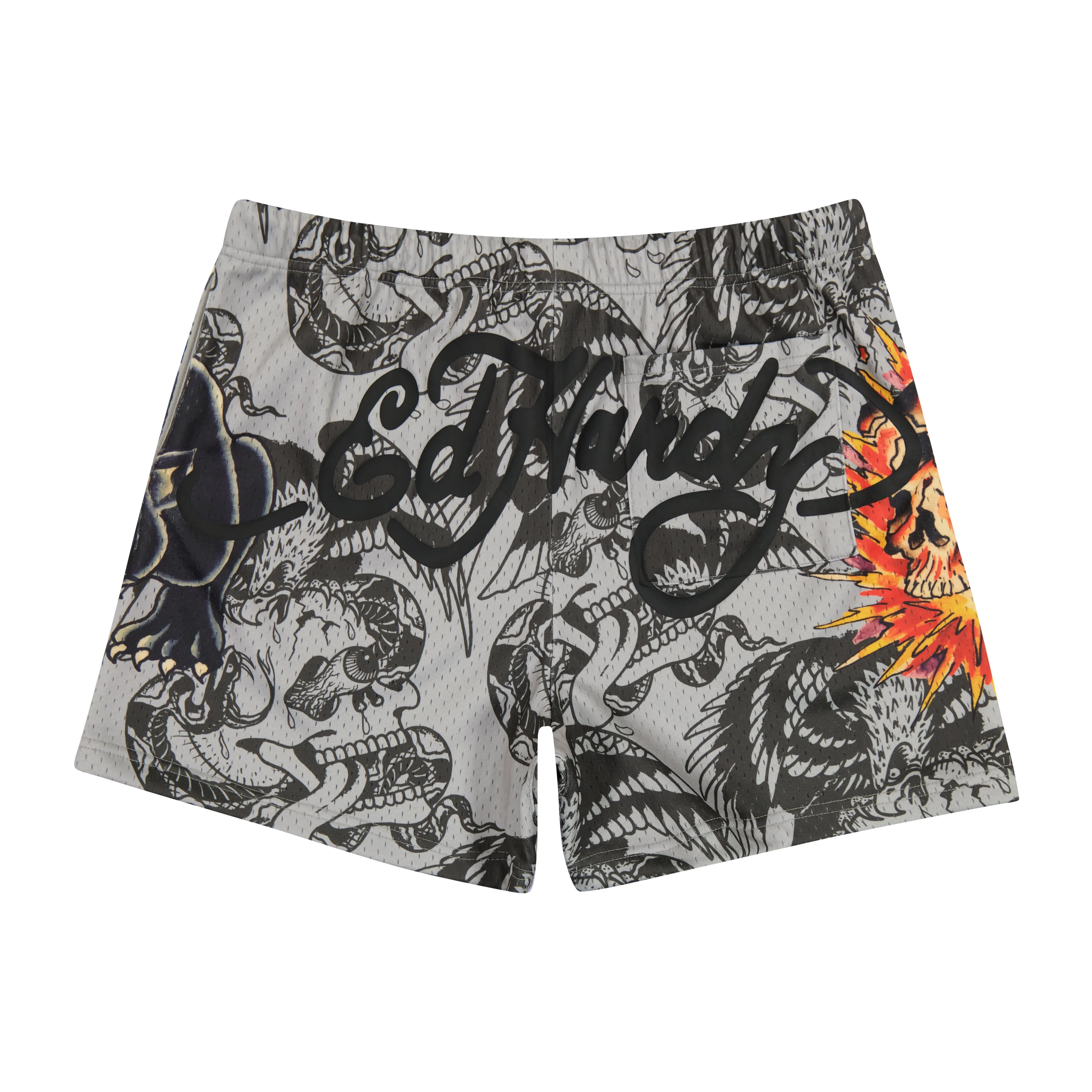 Skull Panther Mens Mesh Short sold by Ed Hardy product image thumbnail 2