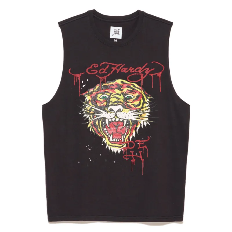 Retro Tiger Cut Off Tee sold by Ed Hardy
