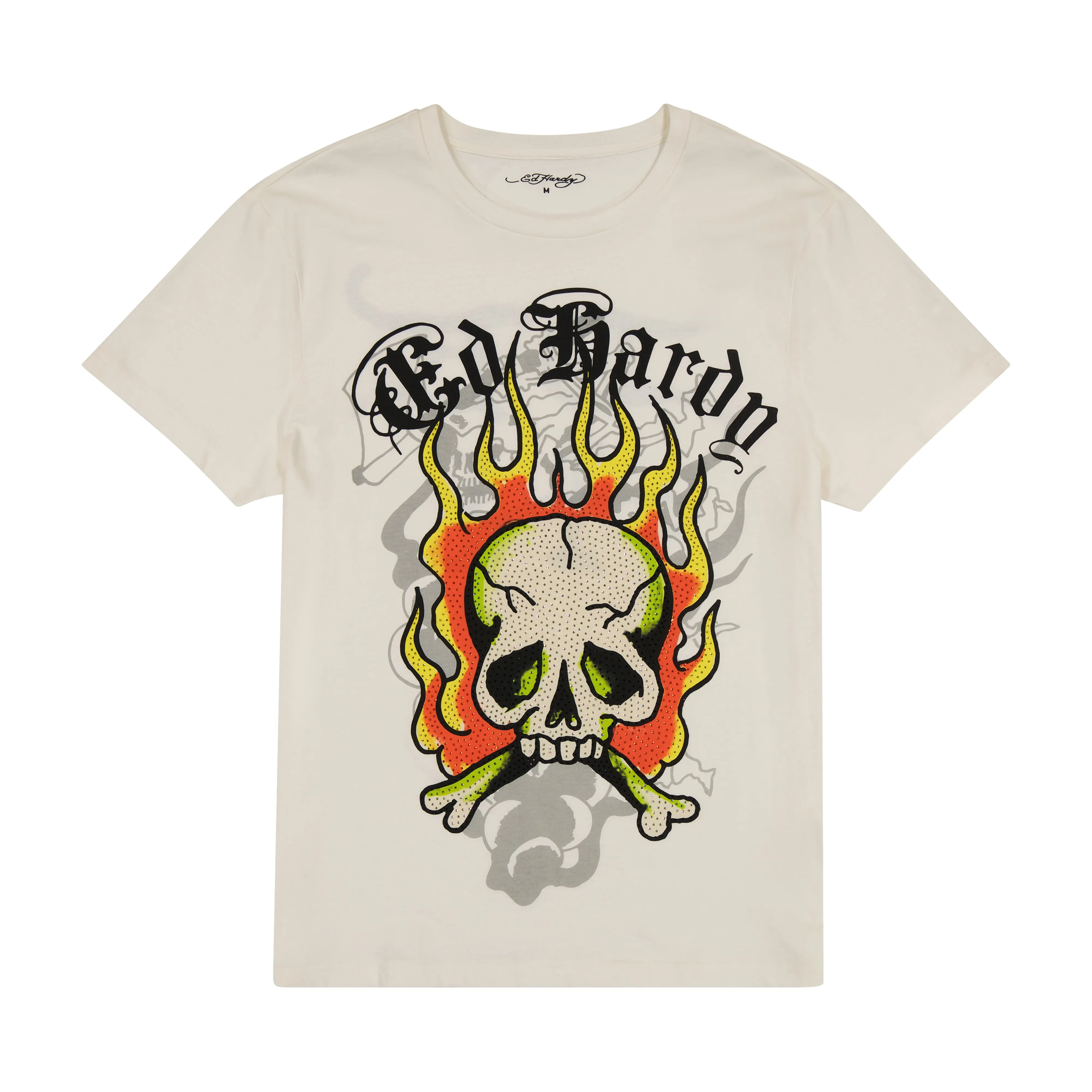Flame Skull Tee sold by Ed Hardy