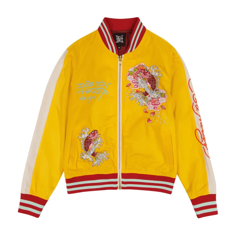 Koi Cranes Souvenir Jacket sold by Ed Hardy