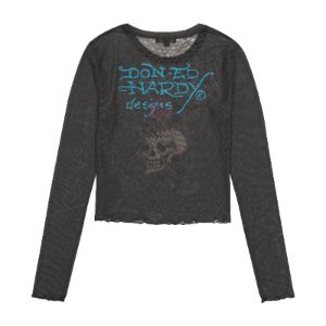 トップス archive JACKROSE skull long sleeve tee Mesh Rose Skull Long Sleeve | Parallel
