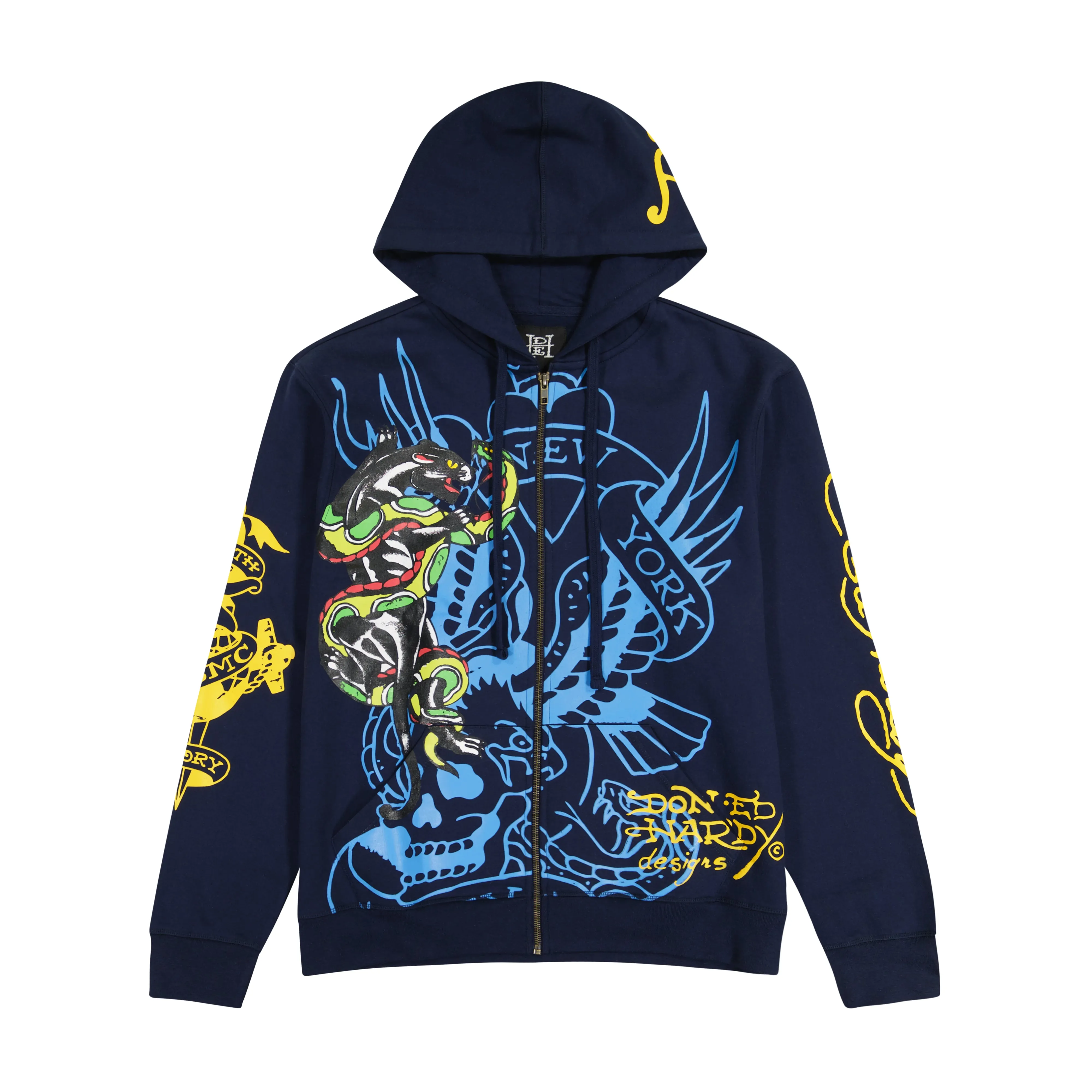 Panther Bulldog Hoodie sold by Ed Hardy