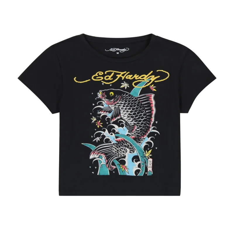 Koi Splash Baby Tee sold by Ed Hardy