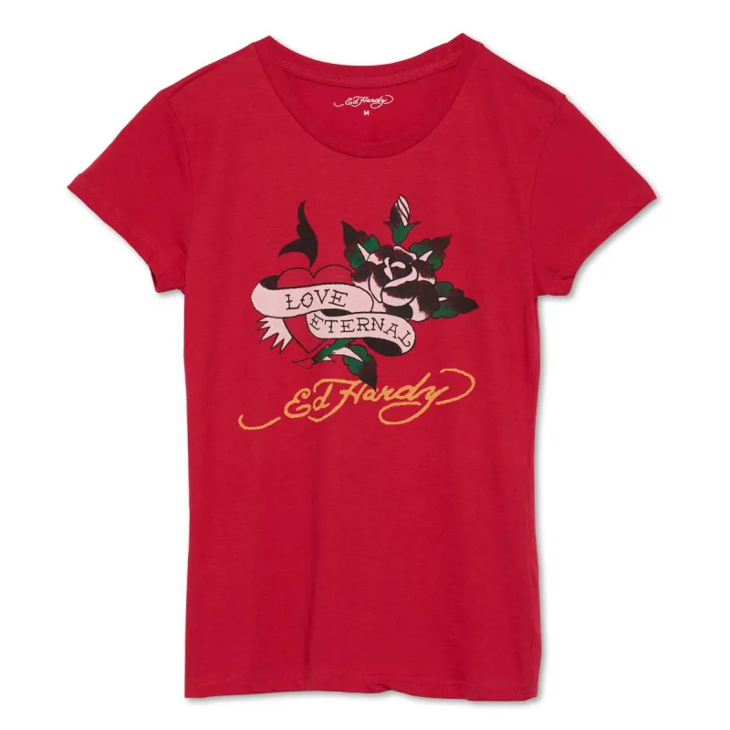Love Eternal Fitted Tee sold by Ed Hardy