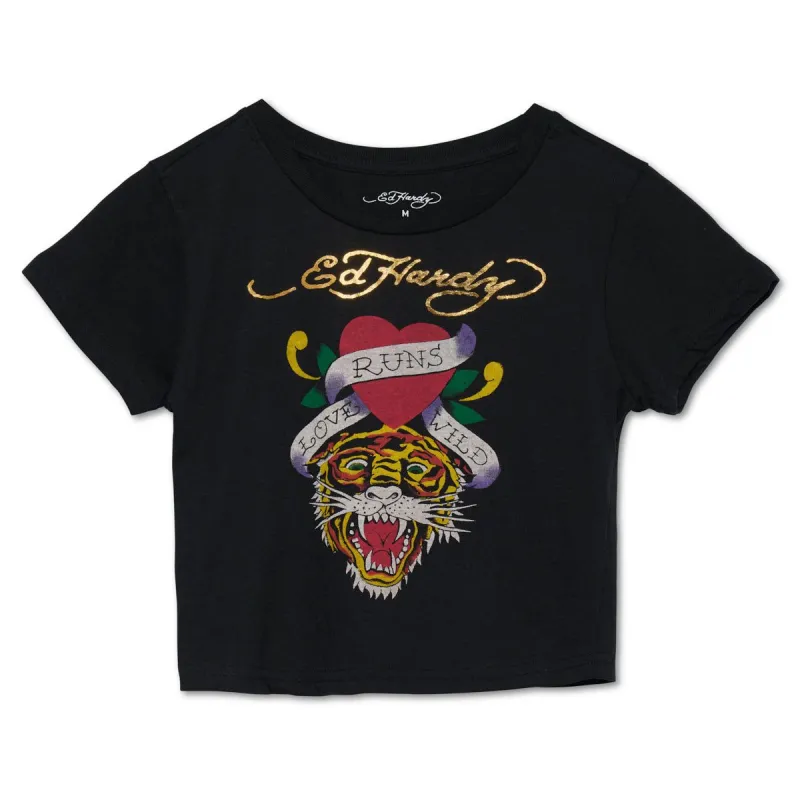 Tiger Heart Baby Tee sold by Ed Hardy