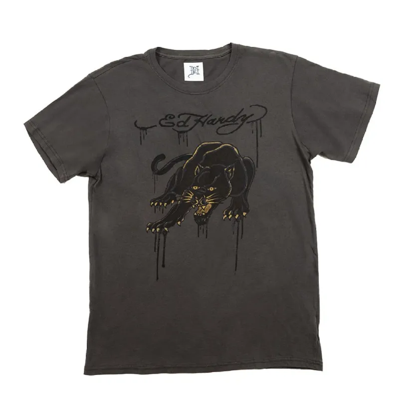 Mens "By Appointment Only" Crouching Panther Tee sold by Ed Hardy
