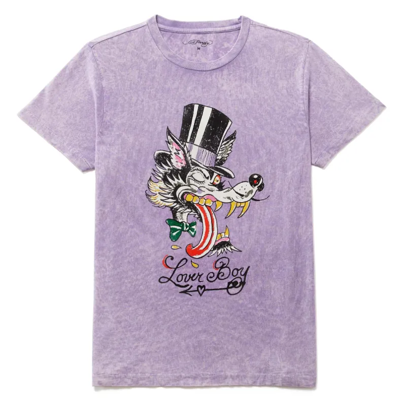 Lover Boy Wolf Tee made by Ed Hardy