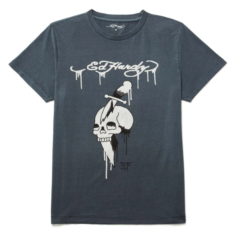Dagger Skull Tee sold by Ed Hardy
