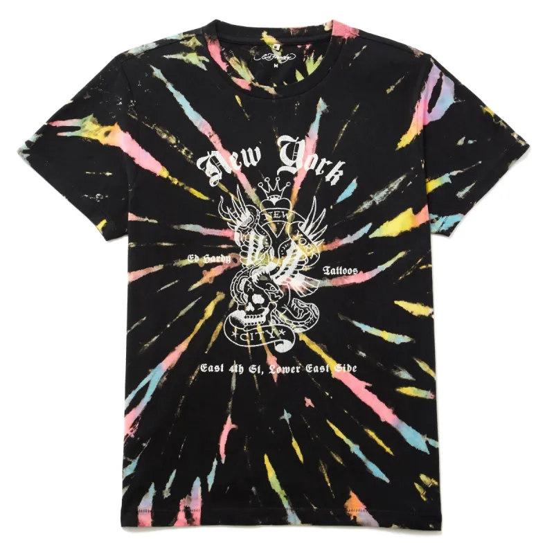 New York Eagle Tie Dye Tee sold by Ed Hardy